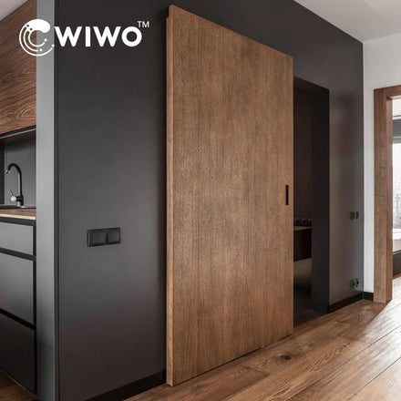 VI-YB12 Magic Sliding Wooden Door Roller Ghost Door Hardware Fittings: Concealed Trackless Bidirectional Buffer Rollers