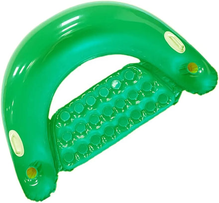 Waterhan Factory Wholesale Custom Simple Green PVC Inflatable Floating Swimming Ring with Novelty Design for Adults Packaging