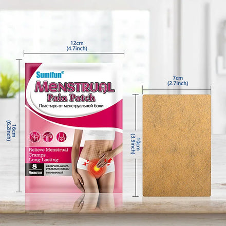 Private Label Sumifun Relieve Menstrual Cramps Long-lasting Menstrual Pain Patch