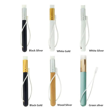 Hot Selling Wooden Handle Super Soft Handmade Eyelash Cleaning Brush Make up Brush Cleaner