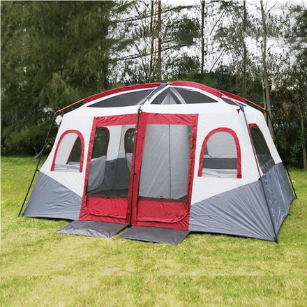 8-12 Person Waterproof Windproof Family Tent Divided Curtain for Separated Room Portable Family Party Tents with Carry Bag