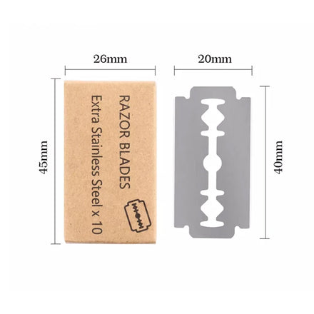 High Quality LIYI Brand Stainless Steel Reusable Double-Edge Razor Blades Model LY013 Unisex Barber Use for Body & Face Shaving