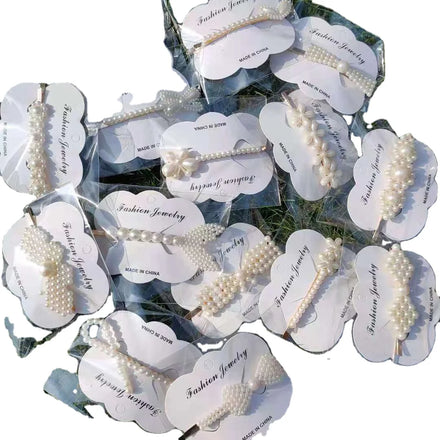 In Stock! Wholesale Fancy Hair Clips Mixed 20 Styles Pearl Metal Hair Clips Accessories for Women Girls Pinzas Para El Cabello