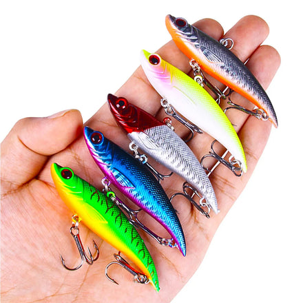 7.5CM 11.6G Factory Wholesale Sinking Bait Vibrating Lures Swim Bait VIB Lure Fishing Tackle Boat Jigging