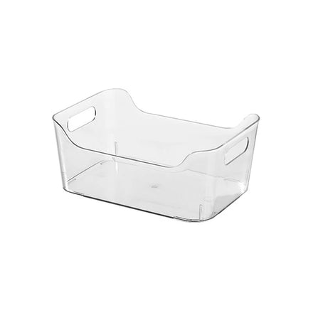 Medium Clear Plastic Storage Bins BPA-Free Kitchen Pantry Organizer Stackable Multi-Use Storage Bins STACKER Injection Food
