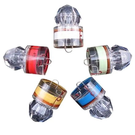 5 Colors Attract Fish Lure Light Lamp Deep Drop Underwater LED Fishing Flashing Light