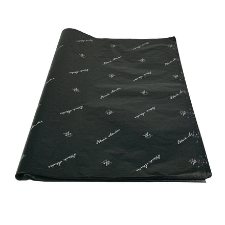 Foil Black Logo Custom Printed Food Wrapping Paper Cow Design Greaseproof Transparent Food Wrapping Paper