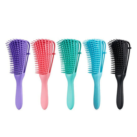 Wholesale Octopus Hair Scalp Massage Hair Brush Comb Custom Logo Detangle Vented Detangling Brush for Curly Hair