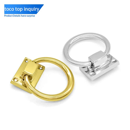 TOCO Hot Selling Zinc Alloy Aluminum Cabinet Handle Drawer Ring Pull for Kitchen Living Room Warehouse Furniture Dresser Use