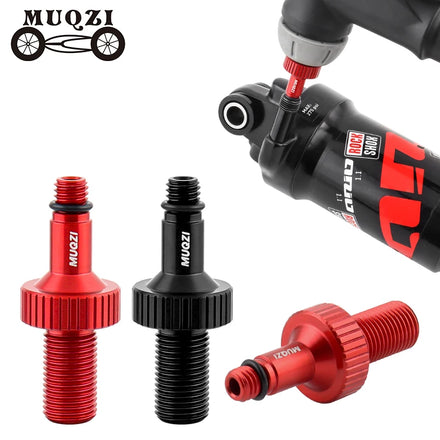 MUQZI Mountain Bike Accessories Aerated Conversion Nozzle Shock Absorber Pump Valve Adapter