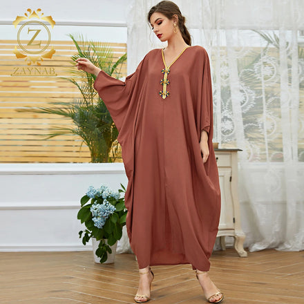 Zaynab Morocco Kaftan Tunisian Djellaba Homme Dubai Moroccan Kaftan African Kaftan Dress Women Abaya