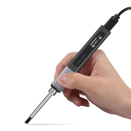 Smart Electric 65W Soldering Gun Welding Tools Adjustable Temperature Soldering Iron Kit with Charger and Replacement Tips