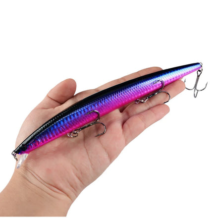 Factory Direct Selling Minow Fishing Lures 5 Colors 180mm 24g Big Long Sea Fishing Hard Bait