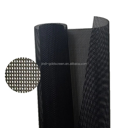 JINDI 15x10 Chinese Style Mesh PVC Coated Polyester Outdoor Pet Net Fire-Proof Insect Resistant for Preventing Cat/Dog Door