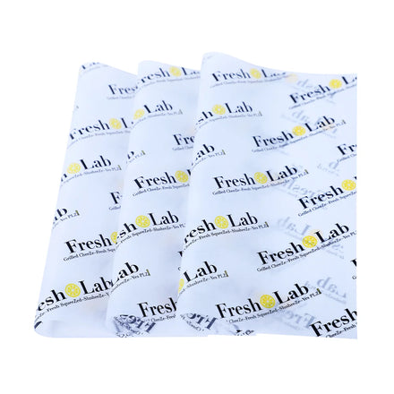 Eco-Friendly Recycled Greaseproof Sandwich Burger Hamburger Wrapping Paper Custom Food Packaging with Butter Resistant Wax