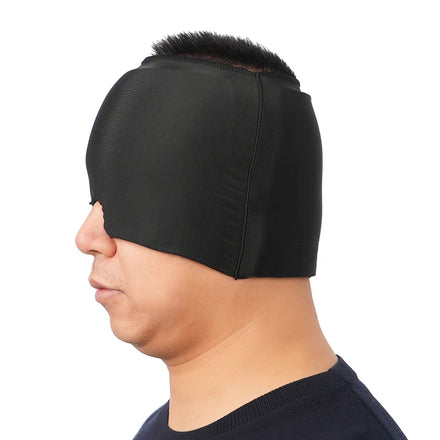Form Fitting Gel Ice Headache Migraine Relief Hat Cold Therapy Migraine Relief Cap Comfortable Stretchable Ice Pack Eye Mask