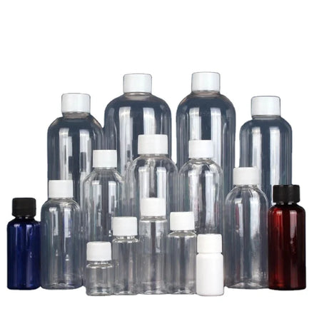 15ml 20ml 30ml 40ml 50ml 60ml Empty Round Plastic PET Bottle Water Juice Bottle