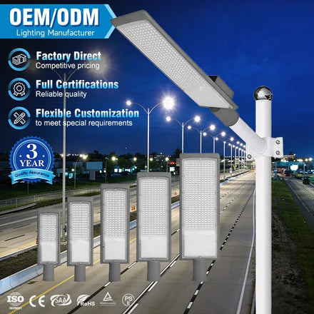 Supplier Price Integrated Outdoor Die Cast Aluminum Waterproof Ip65 30W 50W 100W 150W 200W Led Street Light