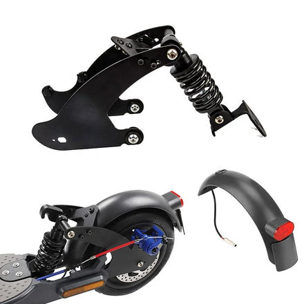 Ulip for 3 Electric Scooter Rear Suspension Kit Shock Absorber With Fender Light Accessories Replacement Repairs Parts