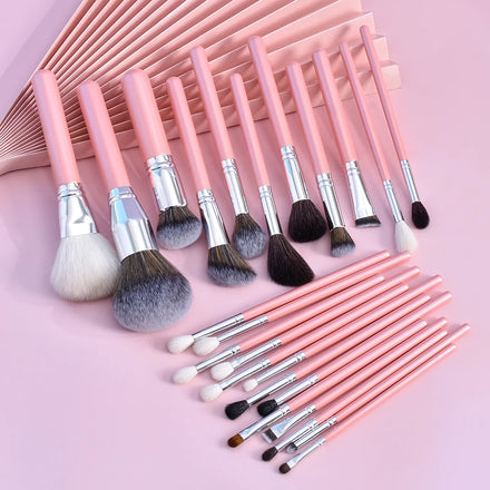 Complete Makeup Brush Set With Case Professional Face Eye Brushes Soft Fluffy Synthetic Beauty Tools Factory Supplier