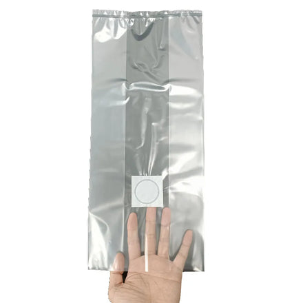 SJ 8 X 5 X 17.5 Inch 2.2 Mil Thick Autoclavable Gusseted PP Mushroom Grow Bag with Filter Patch