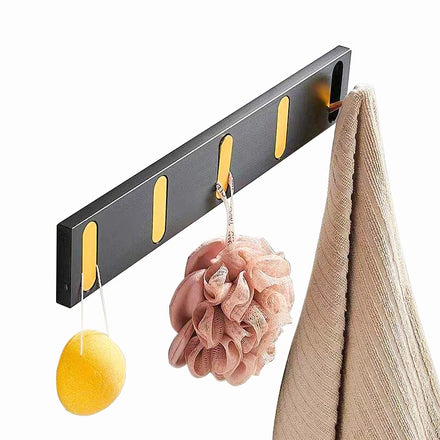 Hidden Wall Hooks for Clothes & Coats Detachable Hooks Metal & Aluminum Eco-Friendly Homedec Brand Living Room & Bathroom Use