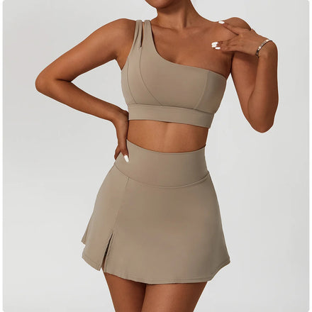 2023 New Running Fitness Sports Tennis Plus Size Yoga Short Skirt