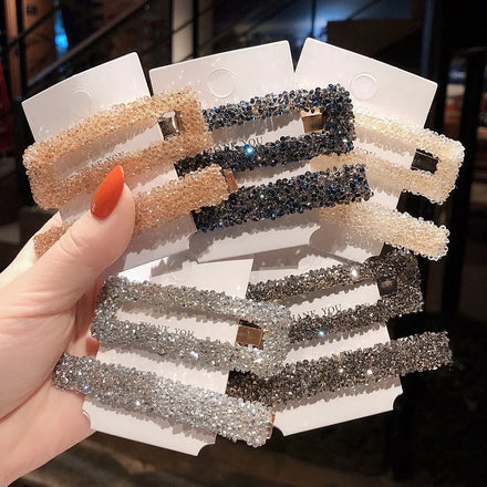 Fashion Ladies Hair Accessories Clips Large Bling Hair Clips Pin for Girls