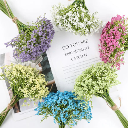 Y-H149 Wholesale Artificial Baby Breathing Wedding Decoration White Baby's Breath Flowers Bouquet Artificial Baby Breath Flower