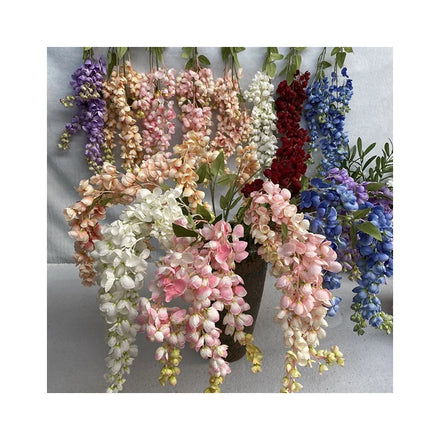 Six-headed Hanging Cassia Fistula Decoration Mariage Artificial Flowers Decorative