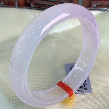 Wholesale Jade Burmese Jadeite Bangle Ice Jade Purple Green Bangles Jewelry Accessories Ice Waxy Jade Bracelet