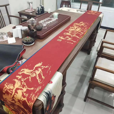 2026 Factory Supply Customized Waterproof Rectangular Rubber Colorful Home Modern Simple Tablecloth Home Hotel Tablecloth