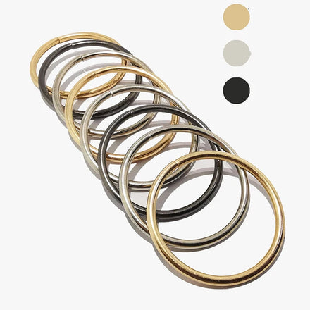 DIY Bag Garment Hardware Accessories Metal Round O Ring Buckle Hook Keyring