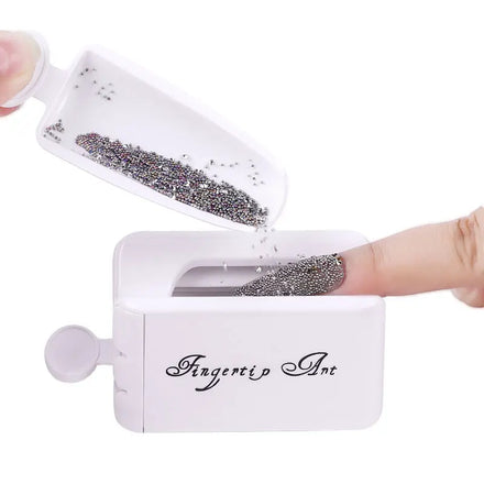 Professional Manicure Tools Double Layer Dipping Powder Recycle Storage Box Nail Pixie Packaging Tool