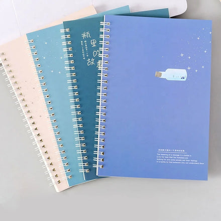 Spiral Bound Planner Wireo Notebook With Golden Linen Coil Bound Planner Accept Customized Logo 200 Sheets Gift Linen Fabric