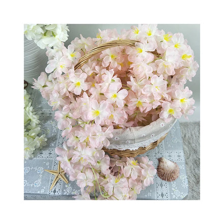 Ultra-dense Cherry Vine Decoration Mariage Artificial Flowers Decorative