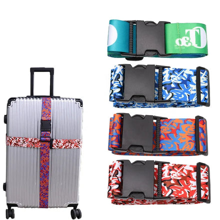 Luggage Straps Travel Carry-on Luggage Helper Adjustable Eco-Friendly Safe Fixed Binding Belt