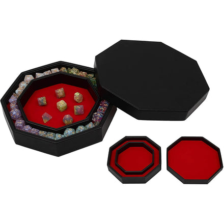 Custom Dice Arena Rolling Tray and Storage Compatible with Any Dice Game D&D and RPG Gaming