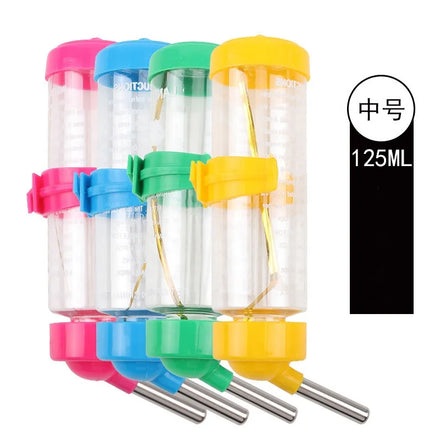 125ml Plastic Pet Drinking Bottle Pet Supplies Hamster Drinking Bottle