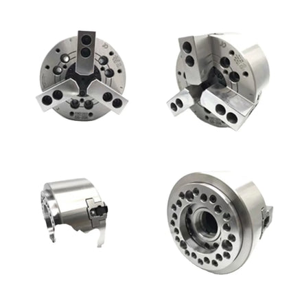 Chinese Chuck Brand New 8-inch 3-Jaw Self-Centering Pneumatic/Hydraulic Through-hole 52mm OD 200mm CNC Lathe Machine Steel Chuck