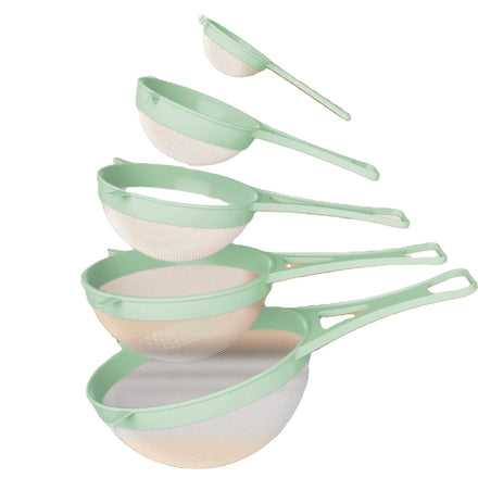 Kitchen Plastic Fine Set of Mesh Strainer