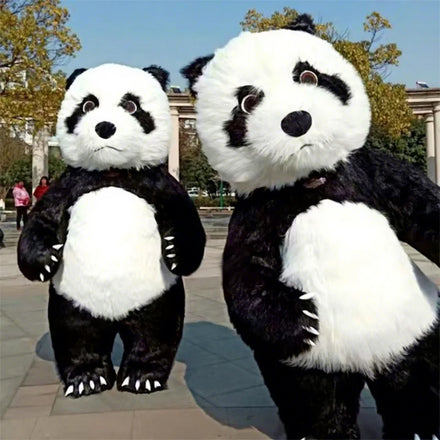 Hot Selling Customized Inflatable Panda Mascot Costume Cute Inflatable Panda Mascot Adult Party Costume