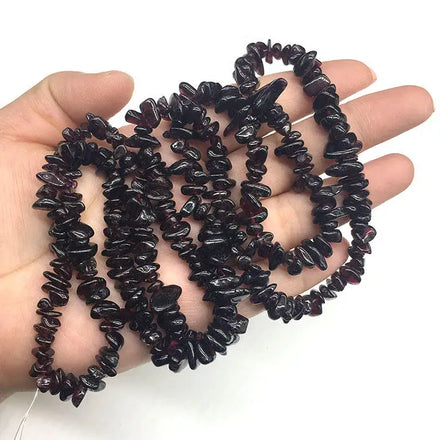 Wholesale Natural Garnet Stone Beads Freeform 5-8mm Red Loose for Jewelry Making Bracelet Necklace Handmade