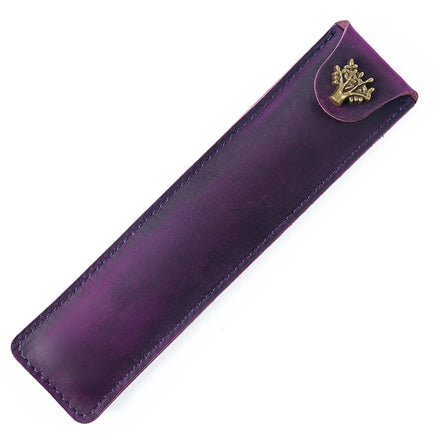 Small Promotional Simple Design Tool Leather Case Tree Life Free Stamping Logo Customized Color Handmade Durable Genuine Leather