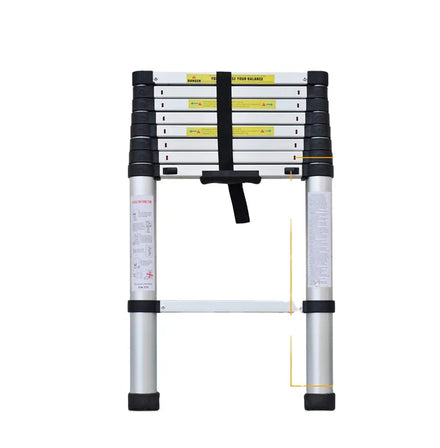 Modern EN131 Certified Combination Aluminum Telescopic Folding Ladder 11 Steps 30cm Step Distance 150kg Capacity 1 Year Warranty