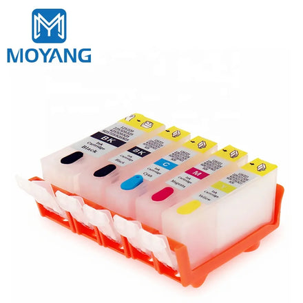 MoYang Refillable Ink Cartridge Compatible for CANON PGI-825 CLI-826 PIXMA IP4810 IP4820 IP4840 Printer Refill with ARC Chip