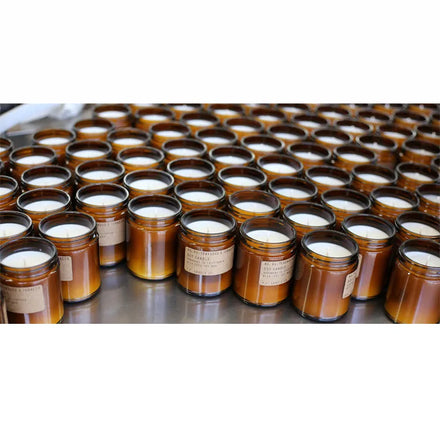 4oz 8oz 16oz 120ml 250ml 500ml Luxury Empty Straight Sided 250g Amber Glass Candle Jar with Lid for Christmas