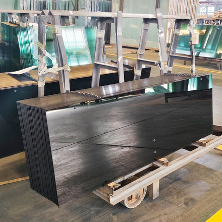 Wholesale Euro Dark Grey Tinted Float Glass Reflective 4mm 5mm 6mm Building Window Furniture Sheet Custom Size Factory Price