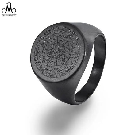 Fashion Fine Men's Ring Jewelry Personalized Customized Signet Ring Stainless Steel Silver Ring for Man
