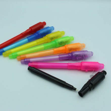 MagiArt Invisible UV Pen Glow in Dark Secret Writing Marker for Kids Party Games & DIY Projects